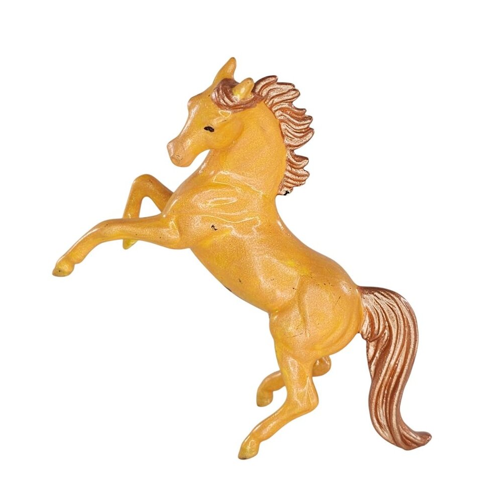 Breyer Custom Rearing Arabian Stablemate Horse Shimmering Orange Signed CM